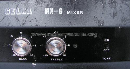Audio Mixer MX-6; Gelka, Technológiai (ID = 1192699) Ampl/Mixer
