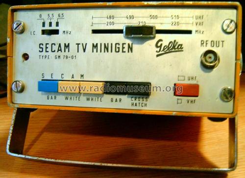 Secam TV Minigen GM 79-01; Gelka, Technológiai (ID = 1831753) Equipment