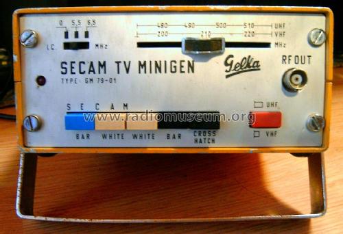 Secam TV Minigen GM 79-01; Gelka, Technológiai (ID = 1831756) Equipment