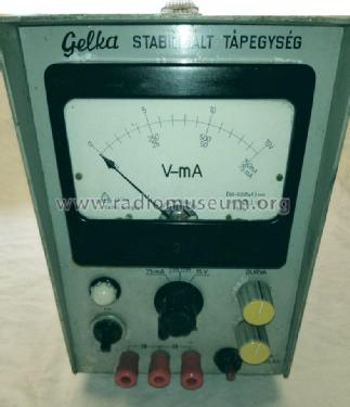 Stabilizált Tápegység CM 68-08; Gelka, Technológiai (ID = 2349396) Power-S