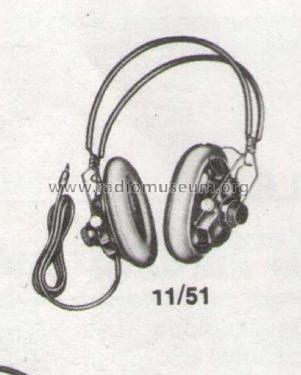 Headphones Mono 11/51; Geloso SA; Milano (ID = 2068975) Parlante