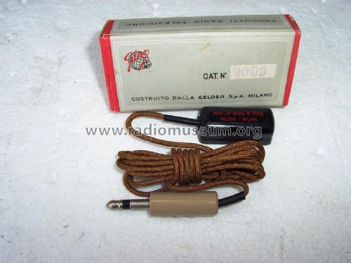 Accoppiatore - Pick-Up Radio N. 9009; Geloso SA; Milano (ID = 1999457) Microphone/PU