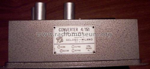 Converter G4/151; Geloso SA; Milano (ID = 1423047) Converter