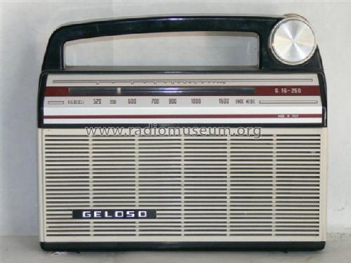 G16/250; Geloso SA; Milano (ID = 230306) Radio