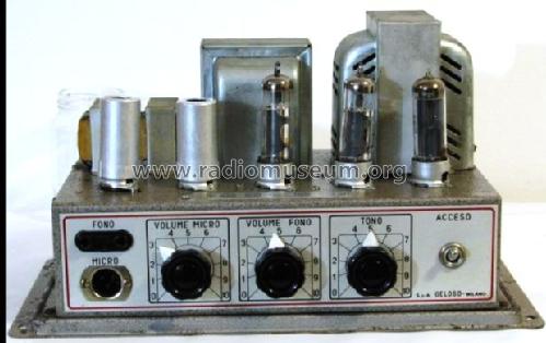 G215-A; Geloso SA; Milano (ID = 764794) Ampl/Mixer