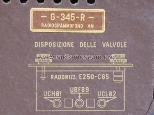 G345-R; Geloso SA; Milano (ID = 1579287) Radio