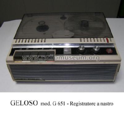 G651; Geloso SA; Milano (ID = 820186) Sonido-V