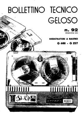 Record G680; Geloso SA; Milano (ID = 1304343) R-Player
