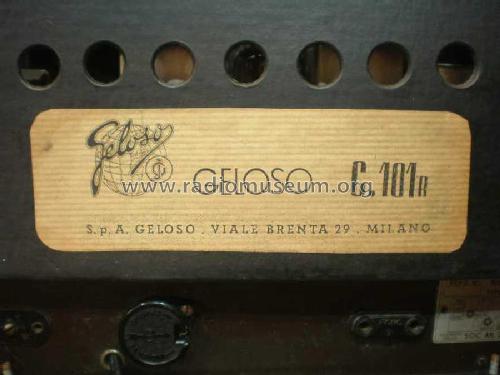 G 101-S ; Geloso SA; Milano (ID = 2191086) Radio