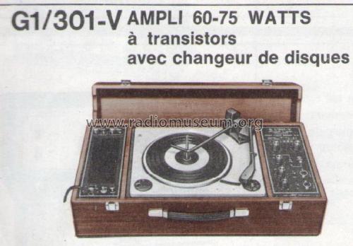 Transistor Record Changer G1/301-V; Geloso SA; Milano (ID = 2069397) Ampl/Mixer