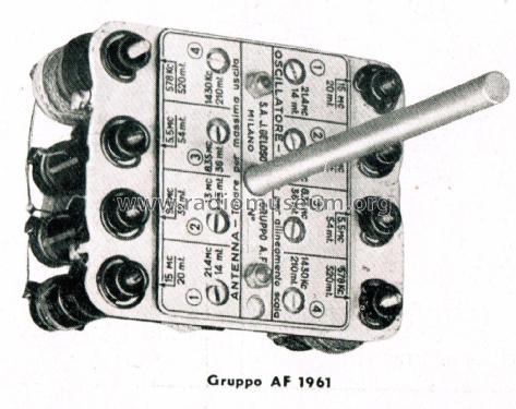 Gruppo AF 1961/1962; Geloso SA; Milano (ID = 2671195) Radio part
