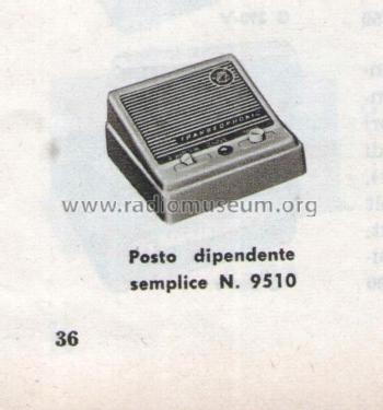 Transeophonic / Transphonic N.9510; Geloso SA; Milano (ID = 2072917) Divers