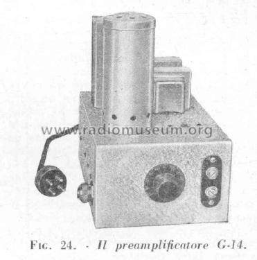 preamplificatore per fotocellula G14; Geloso SA; Milano (ID = 389894) Misc