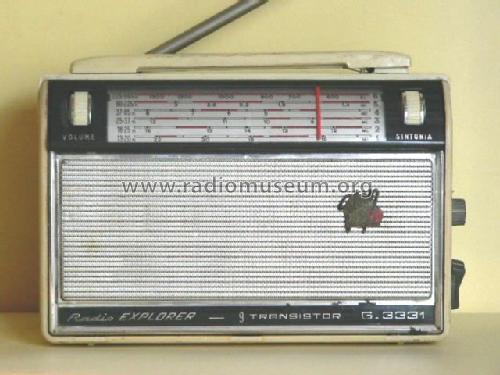 Radio-Explorer G3331; Geloso SA; Milano (ID = 481044) Radio