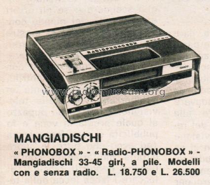 Radiophonobox G6/91; Geloso SA; Milano (ID = 2612225) R-Player