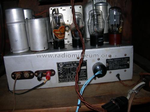 Radiofonografo G-76 Super; Geloso SA; Milano (ID = 2495352) Radio