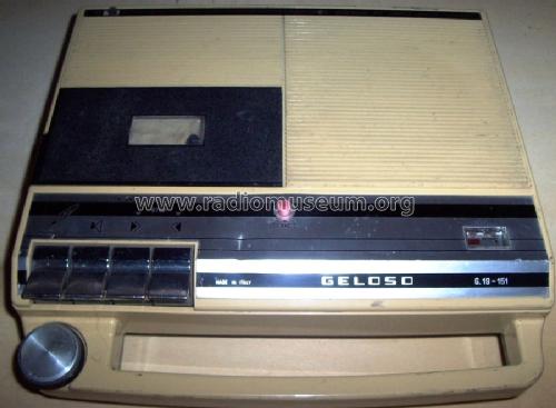 Registratore a cassette G19/151; Geloso SA; Milano (ID = 1423430) R-Player