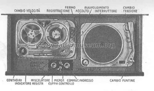 Registratore alta fedeltà G259; Geloso SA; Milano (ID = 398397) R-Player