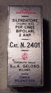 Silenziatore 2401; Geloso SA; Milano (ID = 1998622) Misc