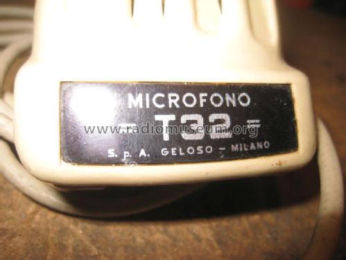 T32; Geloso SA; Milano (ID = 1774440) Microphone/PU