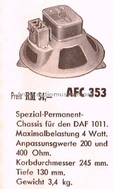 AFC353; Gemeinschaftserzeugn (ID = 1783865) Parleur