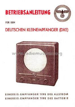 Deutscher Kleinempfänger 1938 DKE38, DKE1938; Gemeinschaftserzeugn (ID = 1730078) Radio