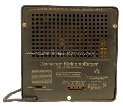 Deutscher Kleinempfänger DKE; Ingelen, (ID = 2362275) Radio