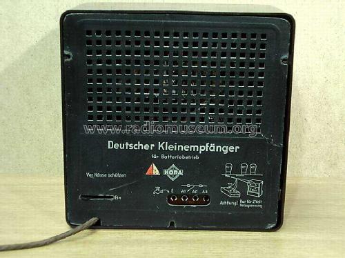 Deutscher Kleinempfänger für Batteriebetrieb DKE38B; Nora; Berlin (ID = 150053) Radio