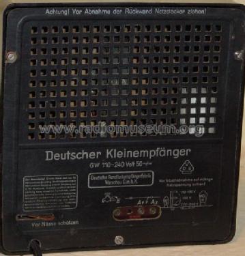 Deutscher Kleinempfänger DKE; Derufa, Deutsche (ID = 94181) Radio