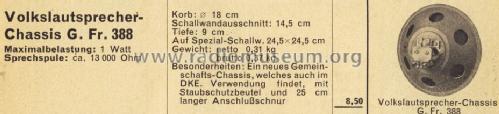 GFr388; Gemeinschaftserzeugn (ID = 1338740) Lautspr.-K