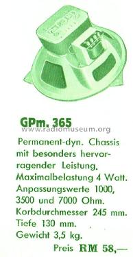 GPm365; Gemeinschaftserzeugn (ID = 1783867) Altavoz-Au