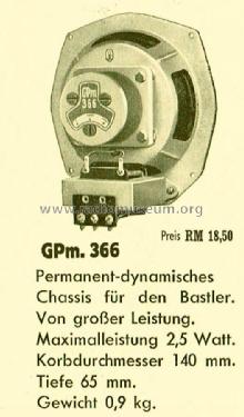 GPm366; Gemeinschaftserzeugn (ID = 1783861) Speaker-P
