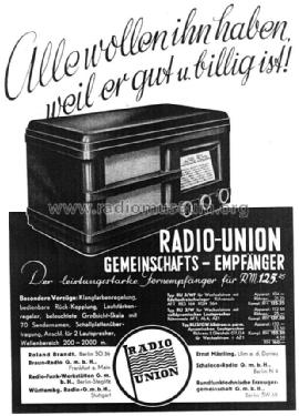 Radio-Union RU3WF; Gemeinschaftserzeugn (ID = 1345281) Radio