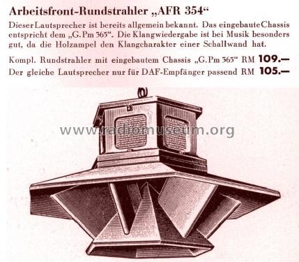 Rundstrahler AFR354; Gemeinschaftserzeugn (ID = 1730132) Altavoz-Au