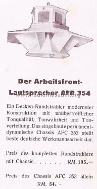 Rundstrahler AFR354; Gemeinschaftserzeugn (ID = 1752476) Parleur