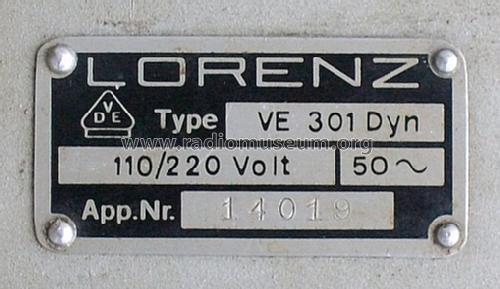 Volksempfänger VE 301 Dyn W; Lorenz; Berlin, (ID = 744041) Radio