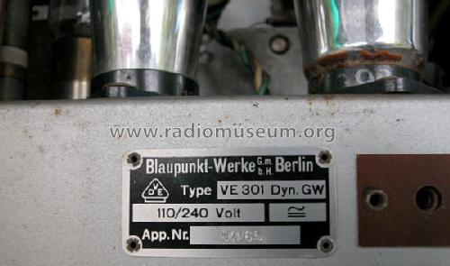 Volksempfänger VE 301 Dyn GW; Blaupunkt Ideal, (ID = 359422) Radio