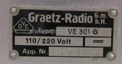 VE301G; Graetz Radio, Berlin (ID = 1078860) Radio