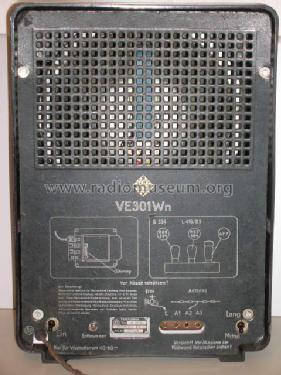 Volksempfänger VE301Wn; Telefunken (ID = 225601) Radio