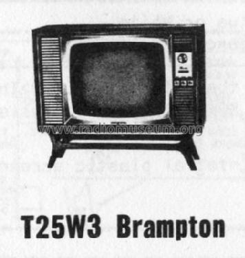 Brampton T25W3 Ch= TV12V3C; General Electric- (ID = 1458845) Television