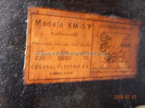 KM-57; General Electric; (ID = 1680080) Radio