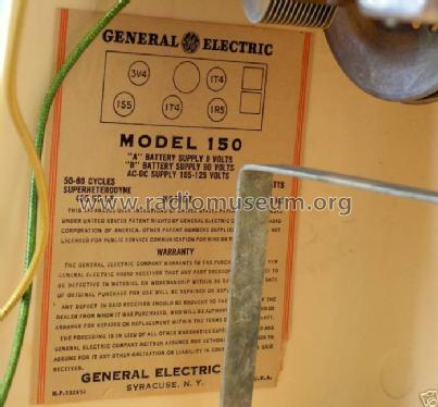 150 ; General Electric Co. (ID = 379425) Radio