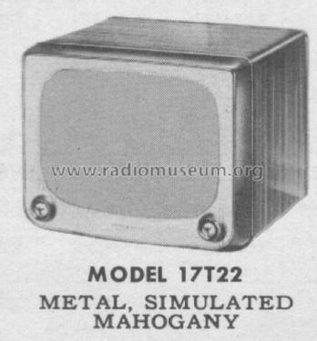 17T22UHF ; General Electric Co. (ID = 1350254) Television