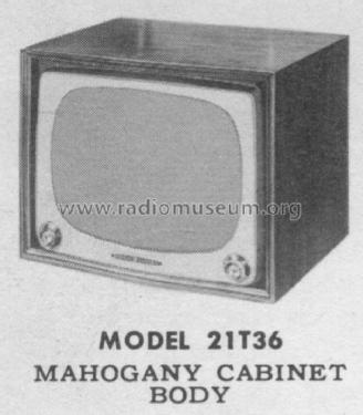21T36UHF ; General Electric Co. (ID = 1350613) Televisión