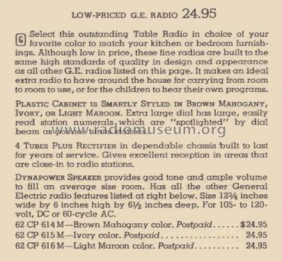 414 ; General Electric Co. (ID = 2027007) Radio
