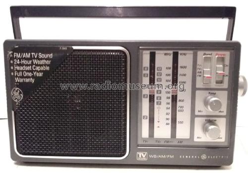 4 Band TV/WB/AM/FM Receiver 7-2945A; General Electric Co. (ID = 2236359) Radio