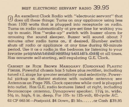 665 ; Montgomery Ward & Co (ID = 2027035) Radio