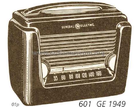 601 ; General Electric Co. (ID = 1630) Radio