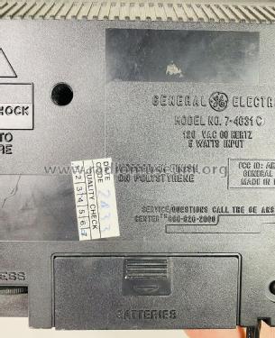 7-4631 C; General Electric Co. (ID = 2857740) Radio
