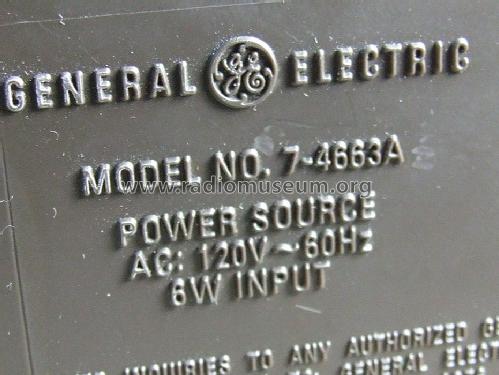 7-4663A ; General Electric Co. (ID = 1421308) Radio
